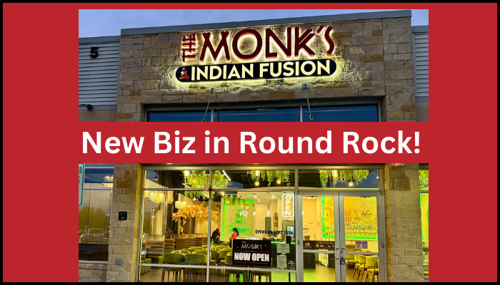 🎉 New in Round Rock! The Monk's Indian Fusion -  Round Rock brings bold Asian flavors and fresh dishes to our local dining scene — from savory Chinese-inspired plates to rich Indian favorites. 🍜✨

Check it out on our homepage (link in bio).

#RoundtheRockTX #NewBusiness