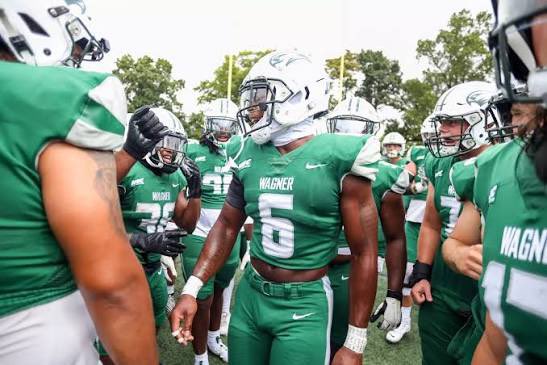 After a great conversation with <a href="/tommy10brown_/">Tommy Brown</a> I am blessed to receive my first Division 1 offer to play at Wagner College!! #agtg <a href="/wags58/">Bob Waegelein</a> <a href="/SFPFootball/">St Francis Prep Ftbl</a>