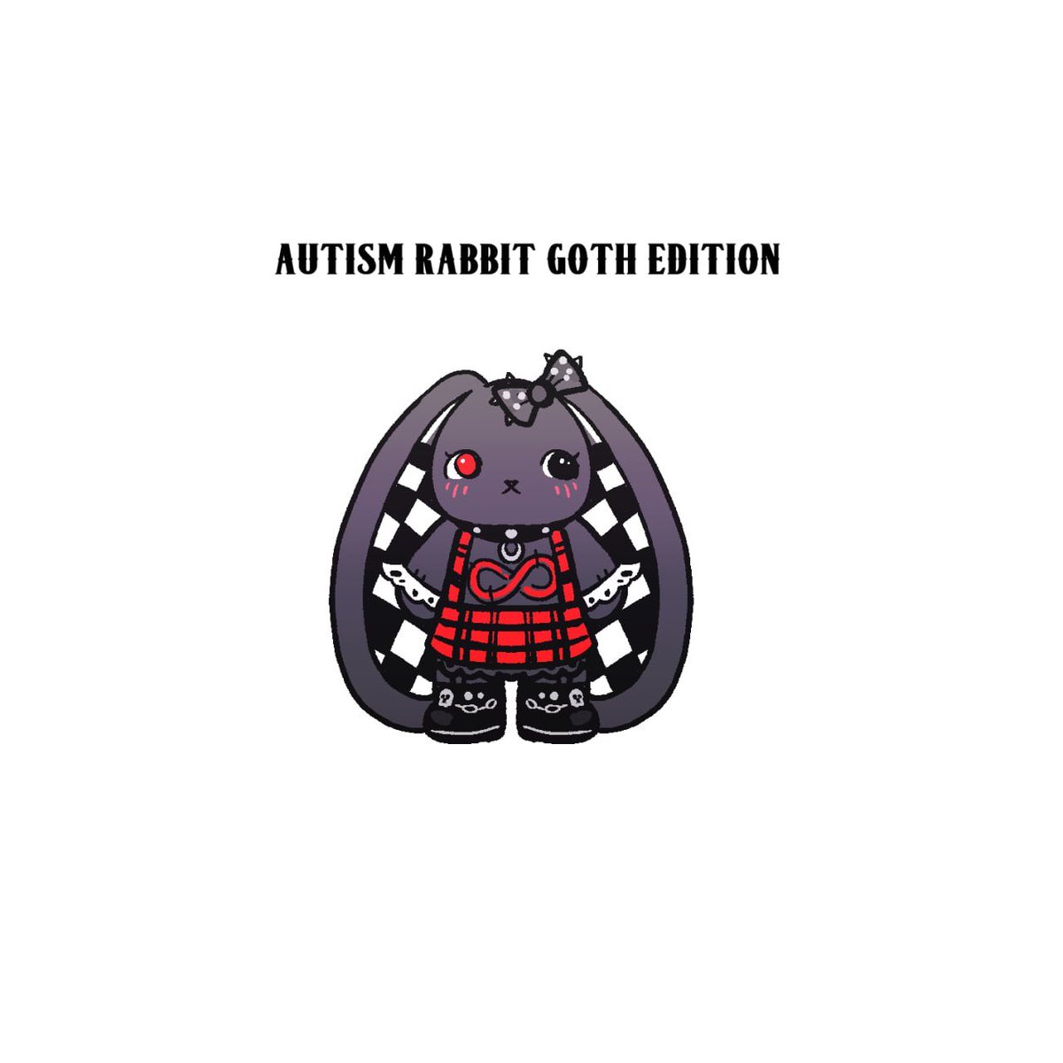 OK with all the conversations around Autism Barbie, I was talking to the team and about the spectrum that exists for everything, including goths... And this idea popped into my head. Goth + Autism (Gothism?) 🖤

Basically it's our Autism Spectrum Bun but styled FOR THE NIGHT 🦇