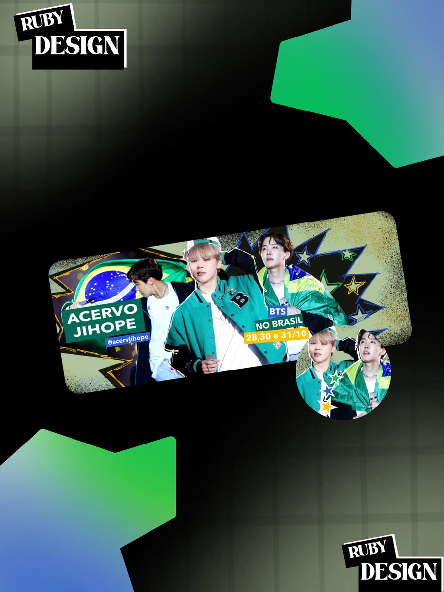 acervjihope's tweet image. acervo jihope entrou em clima de BTS ARIRANG WORLD TOUR IN BRASIL com a ajuda do @RubyDesing 🇧🇷