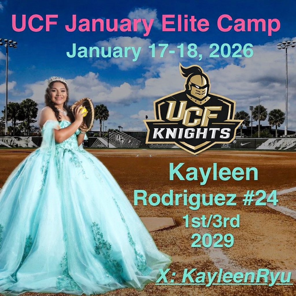 KayleenRyu's tweet photo. Looking forward to this weekend’s camp #UCF  #goknights https://t.co/FYbLXANj7b