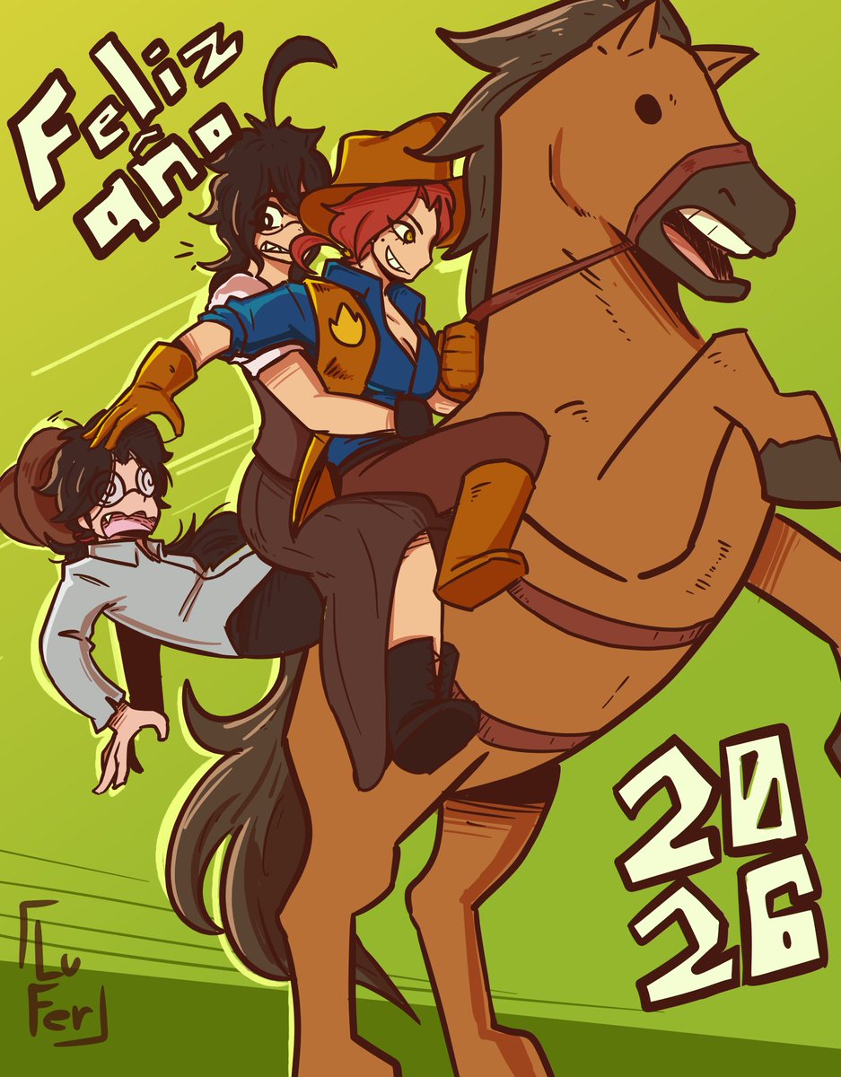 Fer_DrawZ's tweet image. ¡¡¡¡FELIZ AÑO NUEVO!!!!!

Me tarde un poco pero acá está jeje, espero les guste e igual espero sea el inicio de un buen año lleno de proyectos y proyectos terminados. Los tkm y suerte en lo que se propongan uwu 💚✨
(Ilustración por el año del caballo)