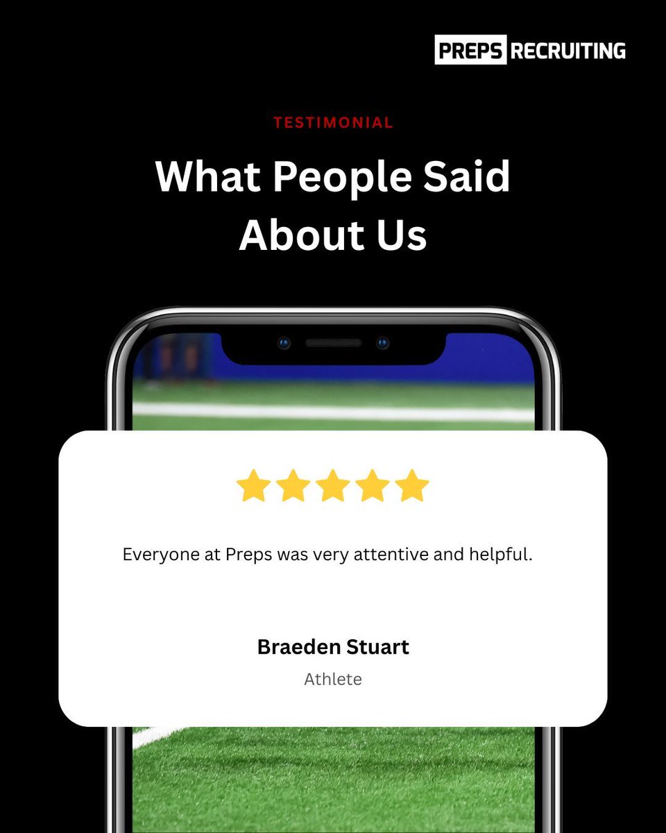 prepsrecruit's tweet image. Everyone at Preps goes the extra mile 🙌
Being attentive, supportive, and truly invested in every athlete’s journey is what sets us apart. We’re proud to be a team athletes can trust every step of the recruiting process.

#PrepsRecruiting #AthleteSupport #RecruitingJourney