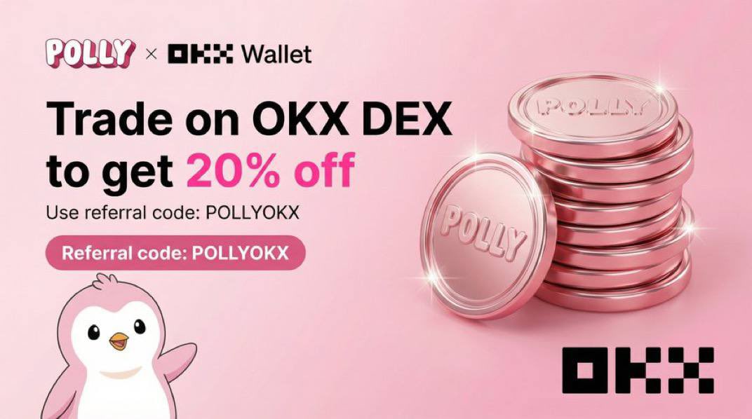 BatmanGems's tweet image. $POLLY partnered with OKX Wallet

@wallet 

Use code $POLLYOKX to set up $OKX Wallet and get 20% off trading fees on $OKX $DEX.

Join now → web3.okx.com/join/POLLYOKX

Also still solid at 1.2M floor

dexscreener.com/solana/hwkpees…