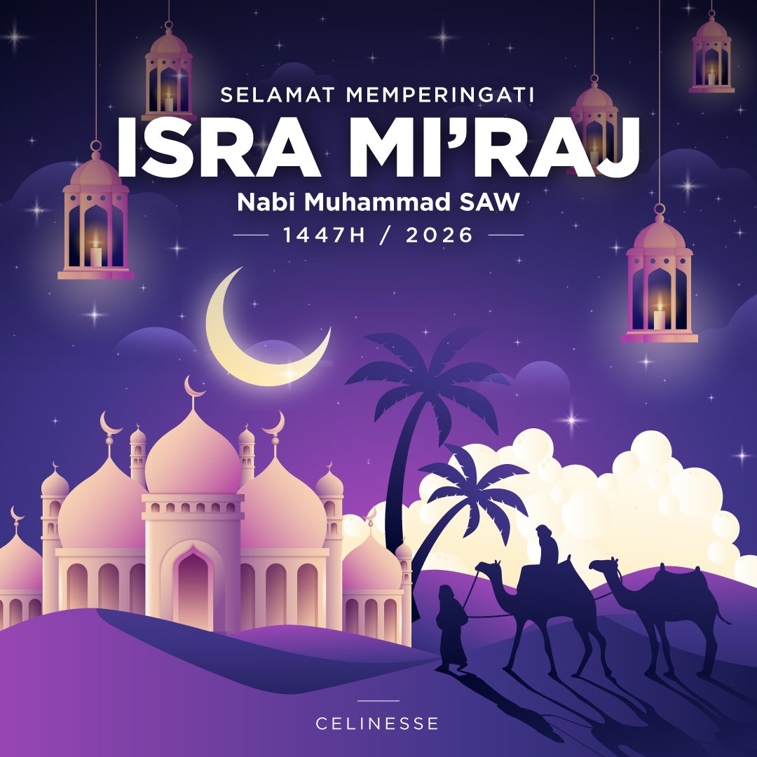 Selamat Isra Mi'raj 1447H bagi yang memperingatinya!
Semoga momen ini menjadi pengingat untuk terus memperbaiki diri dan menebar kebaikan dalam keseharian.
#IsraMiraj1447H