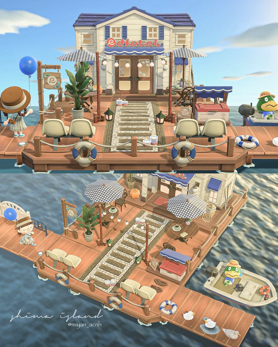 ホテル前飾り付けました🪄.*

#あつまれどうぶつの森 #あつ森 
#あつ森写真部 #animalcrossing #acnh