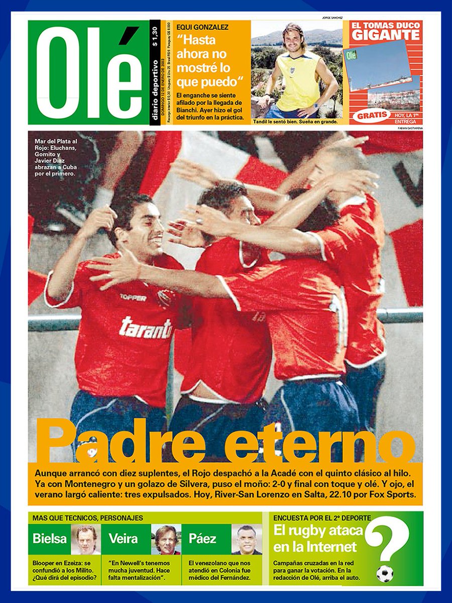 SumarioDeFutbol's tweet image. 📸 Racing 0-2 Independiente | Torneo Pentagonal de Verano 2003