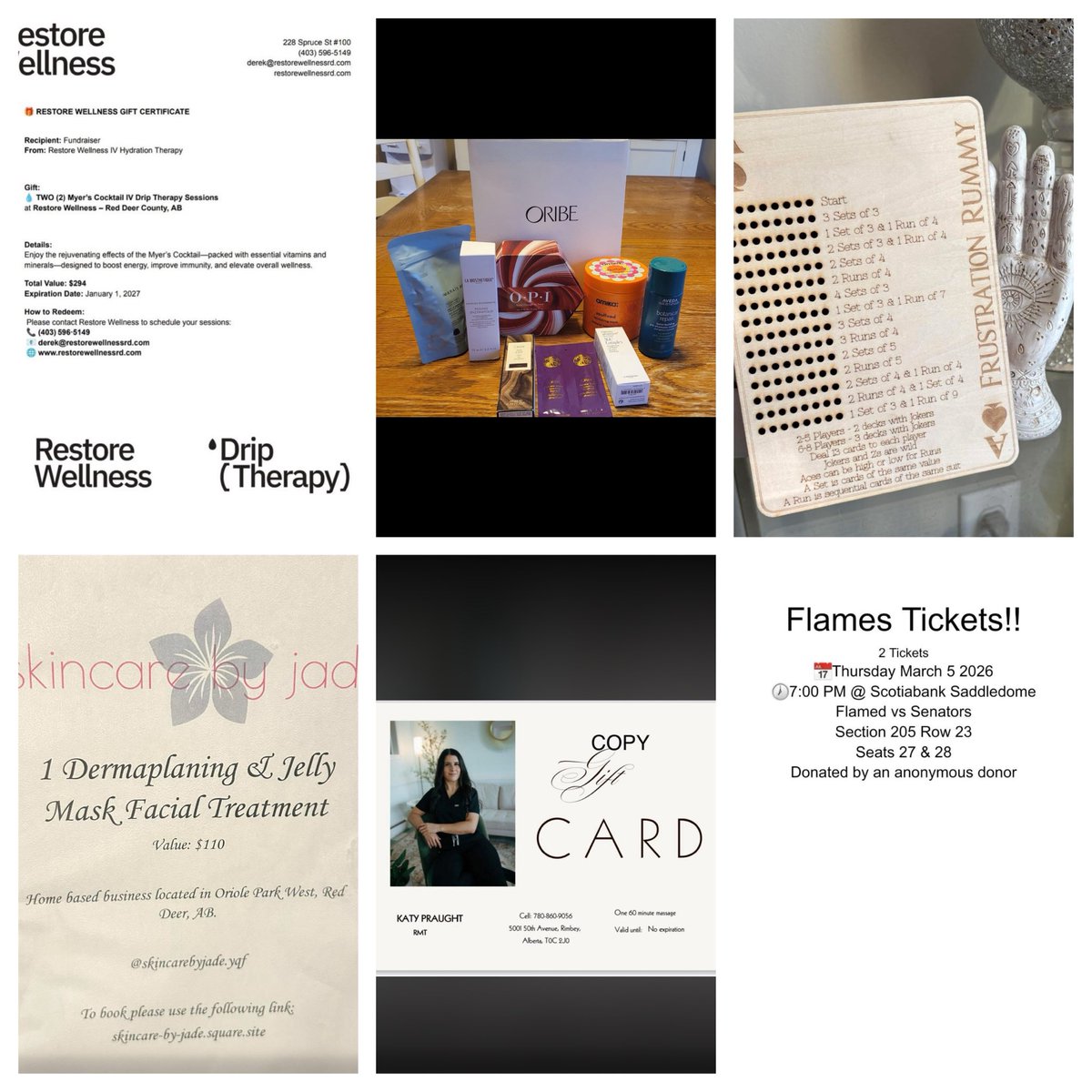 On January 31st the announcement of the winners for the raffle in support of Taylor Crampain will be drawn. Here are some of the donations that have been generously donated for the raffle. Keep an eye on our page for more donations to come.
facebook.com/share/1DnbCEuN…