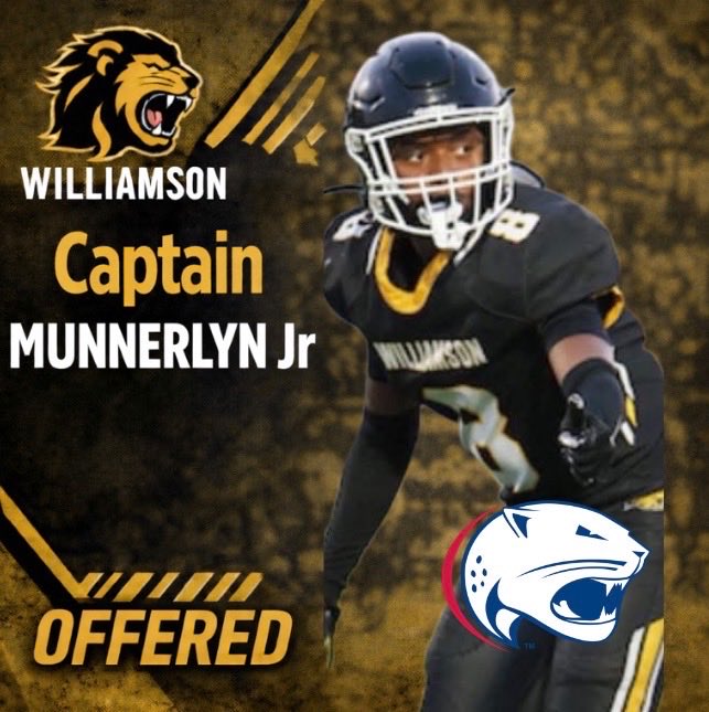 WHYNOTWHS's tweet photo. π¨ BIG TIME π¨
Thank you @SouthAlabamaFB for offering 4 Williamson Lions π¦π₯
Ellis McGaskin | Demarcus Dale-Brown | Reginald βJuJuβ Ward | Captain Munnerlyn
Hometown love. Work rewarded.
#WhyNotWilliamson #TheProcessContinues #SouthInYourBlood https://t.co/zqOiAUq0Mr