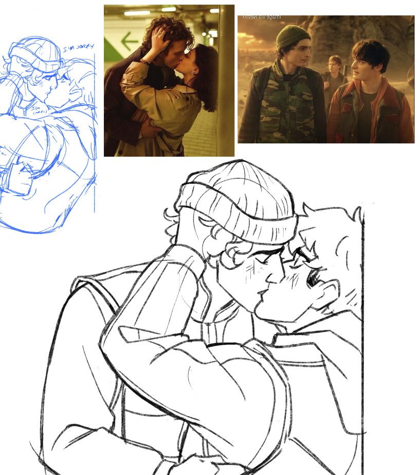 this is my fave byler drawing so far omg

yes will, remove that stupid beanie, go go!