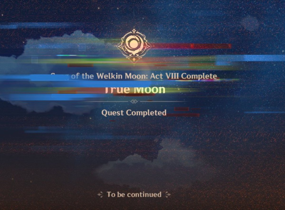 I have bad memory for this stuff but does anyone remember if we ever got the Quest Completed twice before? The first one was when we were in the Moon and the other one was after Varka dialogue, the "glitched" one.