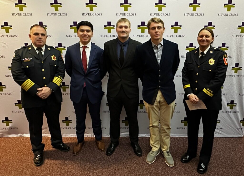 LockportFire's tweet image. Congratulations to Cadets Frank Martinez, Nathan Brice, and Hunter Kazmierzak on their graduation from the Silver Cross Paramedic Program. We commend their hard work and dedication as they take an important step forward in their fire service careers.