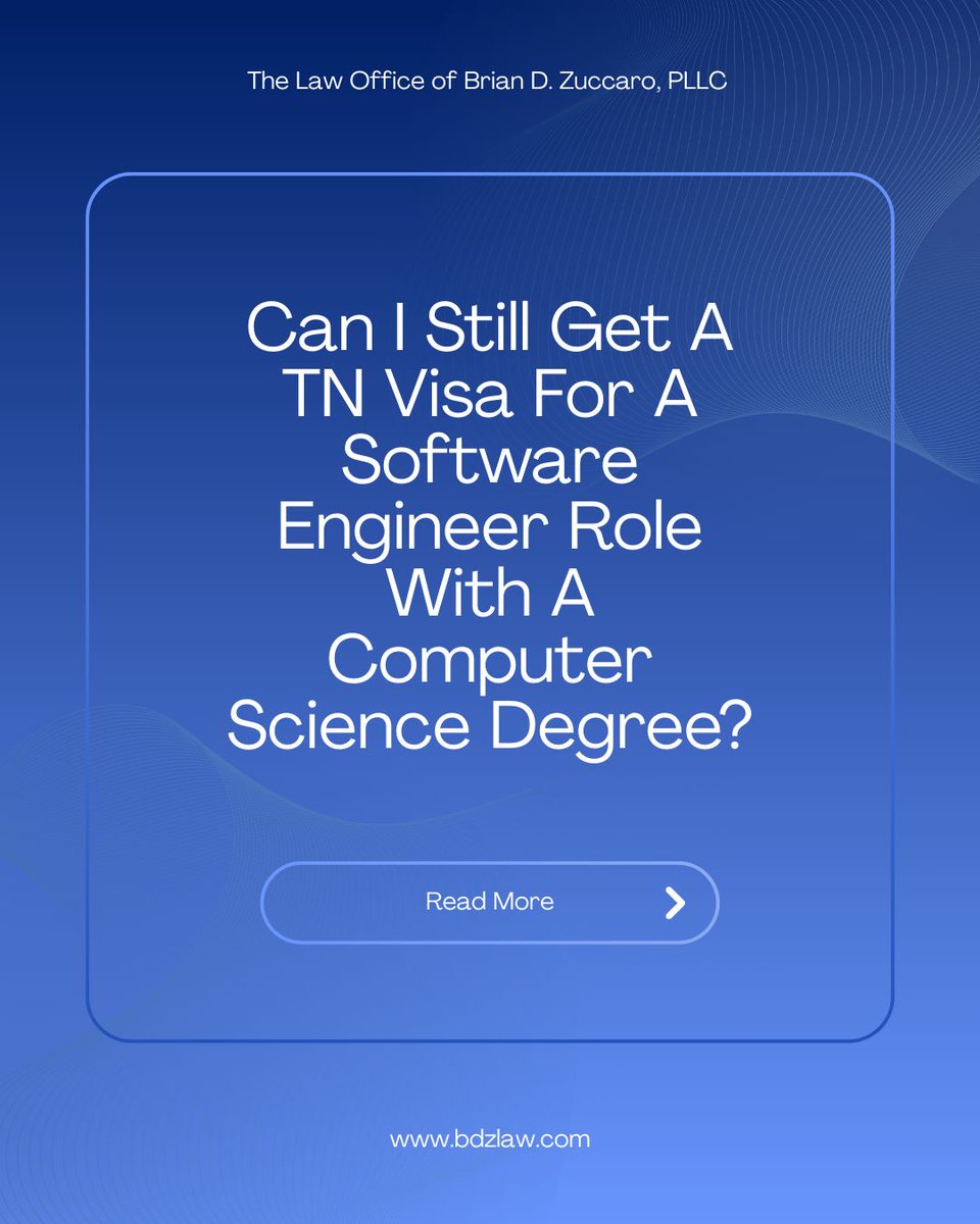 Can I Still Get A TN Visa For A Software Engineer Role With A Computer Science Degree? bdzlaw.com/nafta-tn-blog/…