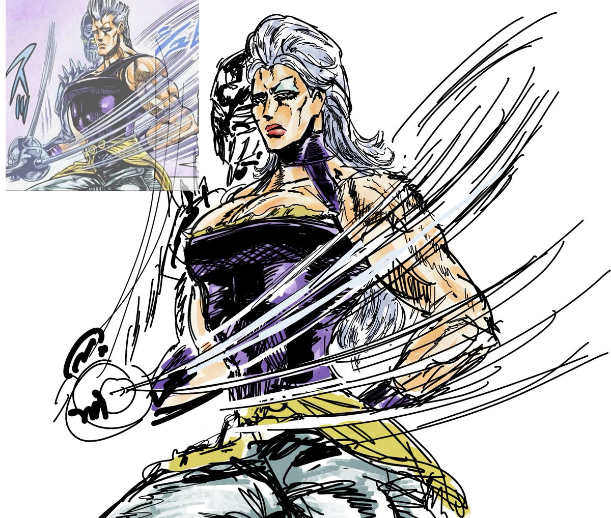 febreezy_lalala's tweet image. Ok reupload bc there was a design element I wanted to touch up yay early manga fempol