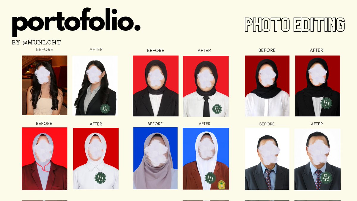 munbite's tweet image. Hi! open jasa edit foto wa.me/6281246524352  melayani :
- Pasfoto
   ganti background
   fullbody 
   simetris 
   ubah baju kemeja, jas, dll
- Photo manip
   tambah orang
   hapus objek
- Coloring
   Effect
💖Hit me up💖 #zonauang