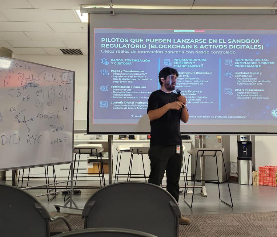 DevElCuy's tweet photo. Busy afternoon with @HorizonteBlock and 6 teams at @BCPComunica’s CIX, the Innovation Center of Peru’s largest bank 🇵🇪
@Syscoin infrastructure is ready to scale nationwide, institutional-grade blockchain projects