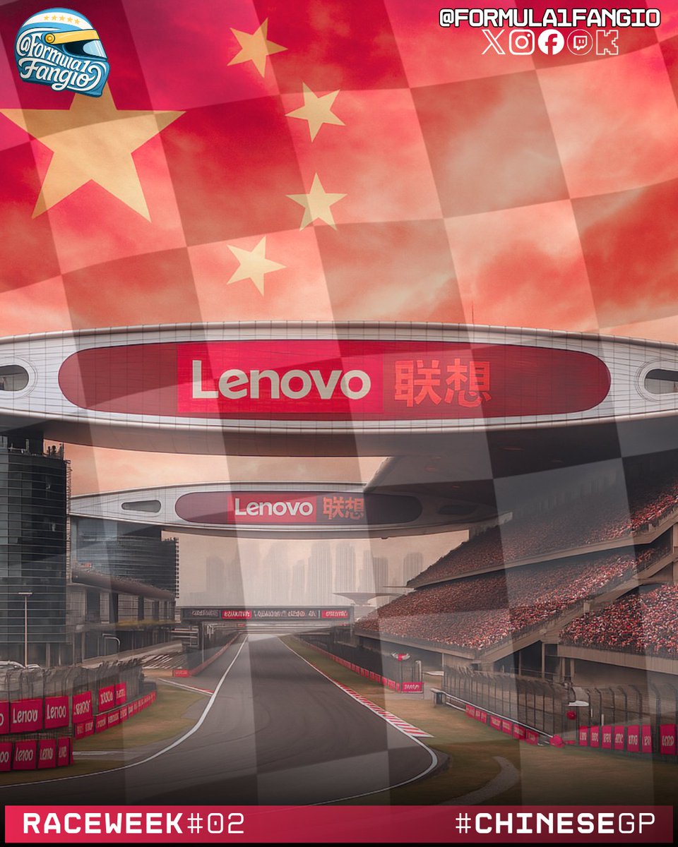 Formula1Fangio's tweet image. 🇨🇳 La #F1 no afloja. #Shanghai nos recibe con fin de semana #Sprint y muchísima acción desde el viernes.

Se viene una semana intensa, con puntos importantes en juego y ritmo de carrera obligatorio.

Ya es #RaceWeek del #ChineseGP y la temporada empieza a tomar forma en serio 🏁