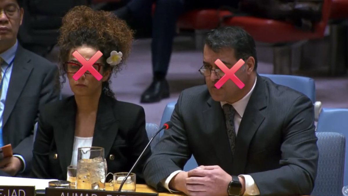 Forouzandy's tweet image. 🚨 The presence of Masih Alinejad and Ahmad Batebi at the UN Security Council was a clear insult to the Iranian people—and proof that Western leaders remain uncommitted to democracy or Iran’s will. This won’t be forgotten. #FreeIran