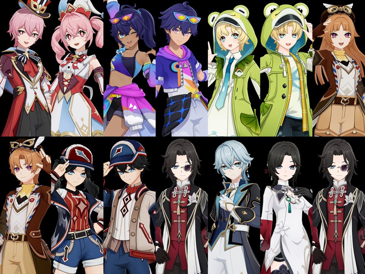 AboutNodKrai's tweet image. Miliastra 4 star Outfits 6.4

Via Seele
#GenshinImpact