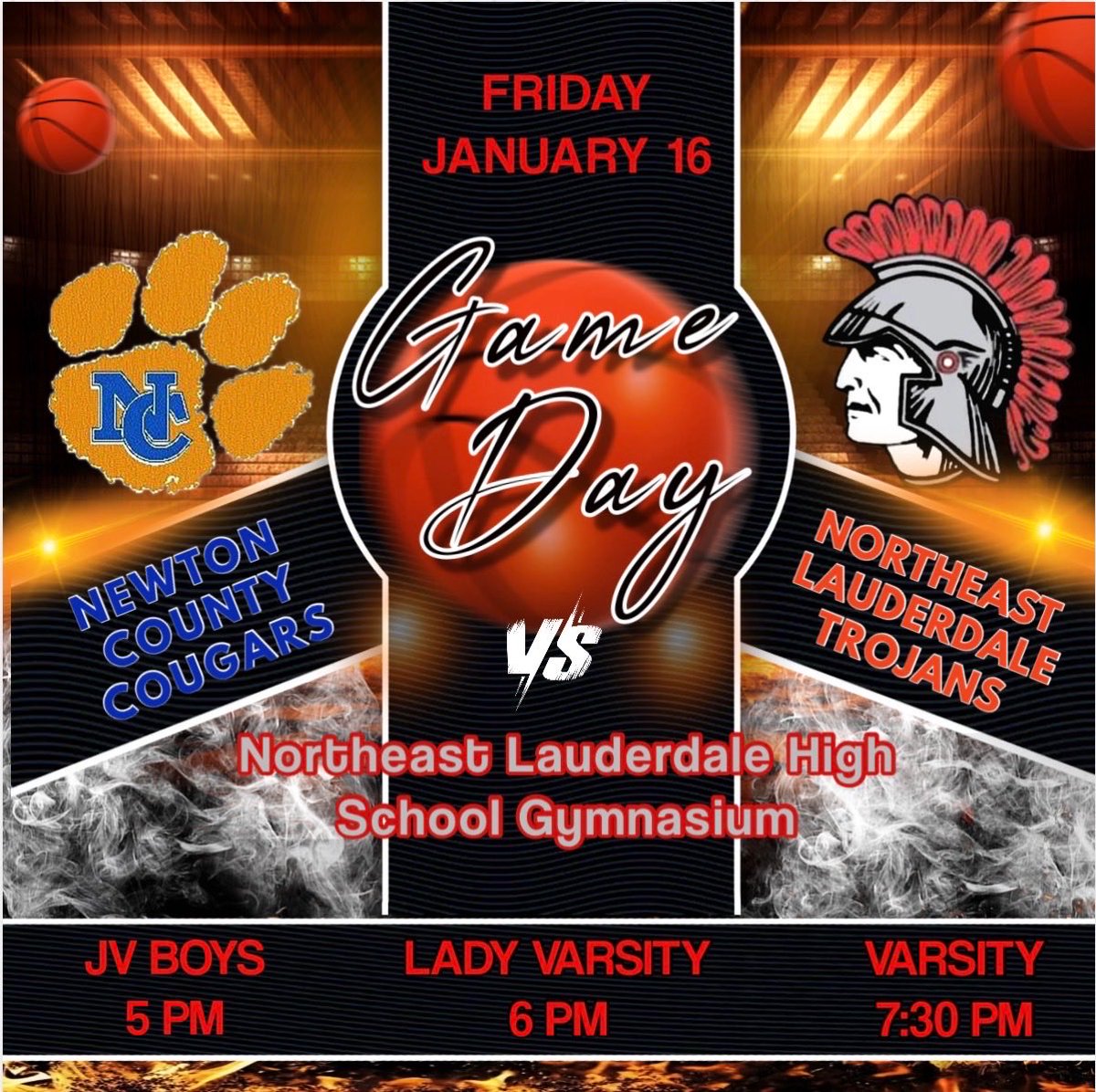 Northeast Lauderdale HS Trojan Basketball Team tweet media