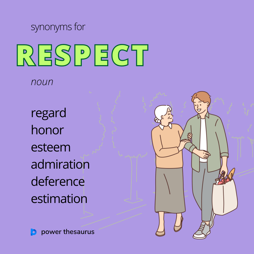thsr.us/respect

"Respect" as a noun means a feeling of admiration or consideration towards someone or something, often based on their qualities, achievements, or status.

E.g. "She has great respect for her teachers and their dedication."

#synonym #thesaurus