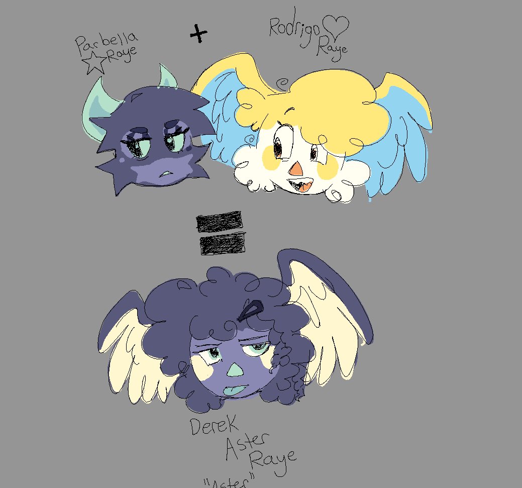 wynnsect's tweet image. aster n mama n papa