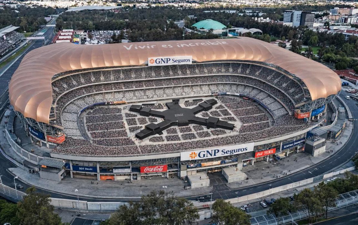 ASÍ ES COMO LUCIRÍA EL ESCENARIO DEL WORLD TOUR DE BTS EN EL ESTADIO GNP SEGUROS OMG 😲

#BTS_Arirang
#BTSComeback2026
#btsworldtour2026