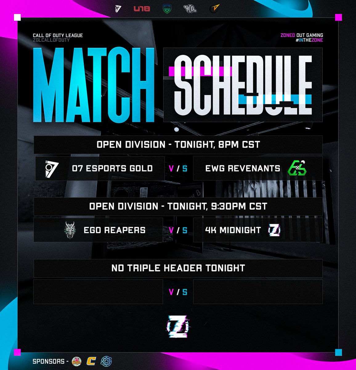 Zoned Out Gaming League tweet media