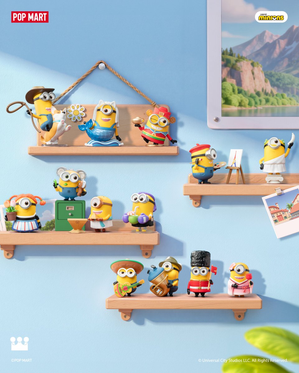 popmart_us's tweet photo. MINIONS BELLO WORLD SERIES FIGURES
Bello! Ready to see the world with the Minions?
✅ Available 01/16
#POPMARTUS #popmart #minions #figure https://t.co/IsI99pOnz4