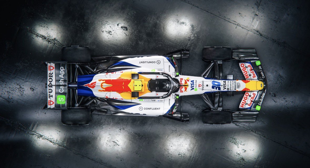 NeumaticoInter's tweet image. ¡VCARB 2026 destapado en Detroit! 🔥

Nuevo livery,  de Red Bull Ford Powertrains. 🤭

Lawson + rookie Lindblad listos para romperla.🔥

 ¿Qué tal este look? 😎

#VCARB #F1 #RacingBulls #F12026