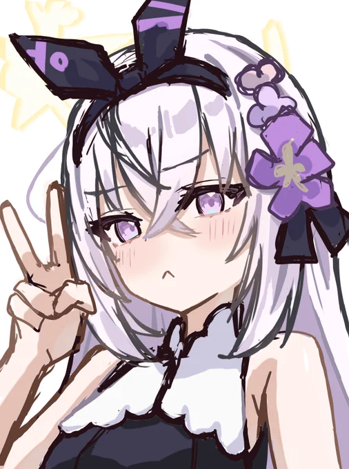 リクエスト頂いたカチューシャリボンのアズサちゃん