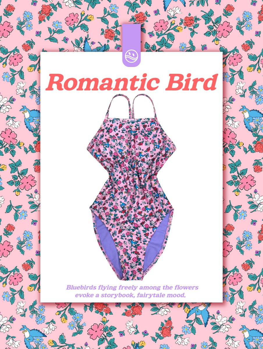 pooltimejp's tweet image. こんにちは、
POOLTIMEです。

ピンク色の花畑の中を自由に飛ぶ青い鳥からインスピレーションを受け、
おとぎ話のようなロマンティックな雰囲気をまとった水着をご紹介します。

水の中でも、太陽の下でも輝く特別なスタイル✨