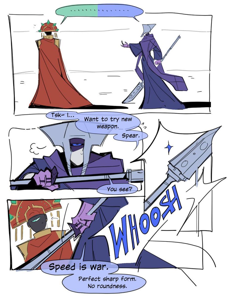 Vvelvii1's tweet image. [1/2]
I found interesting that Mithrix tried different types of weapons sooooo
#ror2