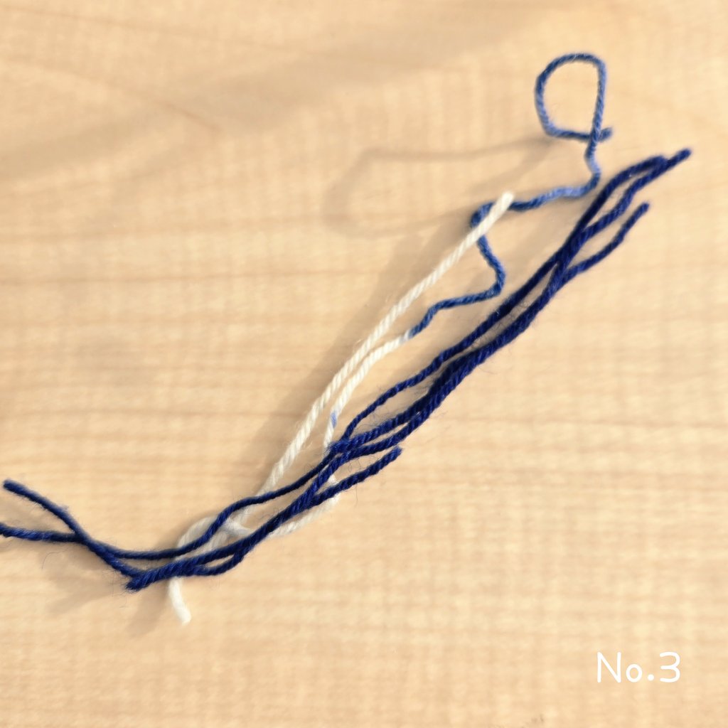 dango_please's tweet image. パパの靴下なのでソックブロッカーとサイズ合ってないけど無事に片足はできたよ🧦

#だんごの糸端