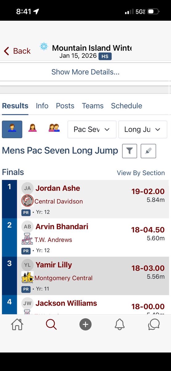 Indoor season🔥 19’10 Pr