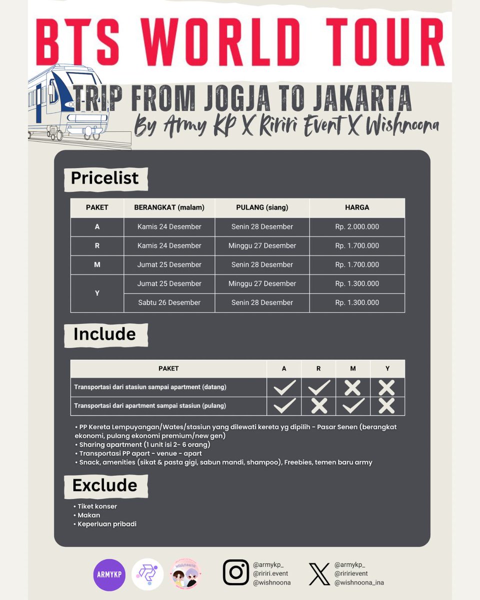 Ririri Event || SHARING ROOM BTS WORLD TOUR IN JKT tweet media