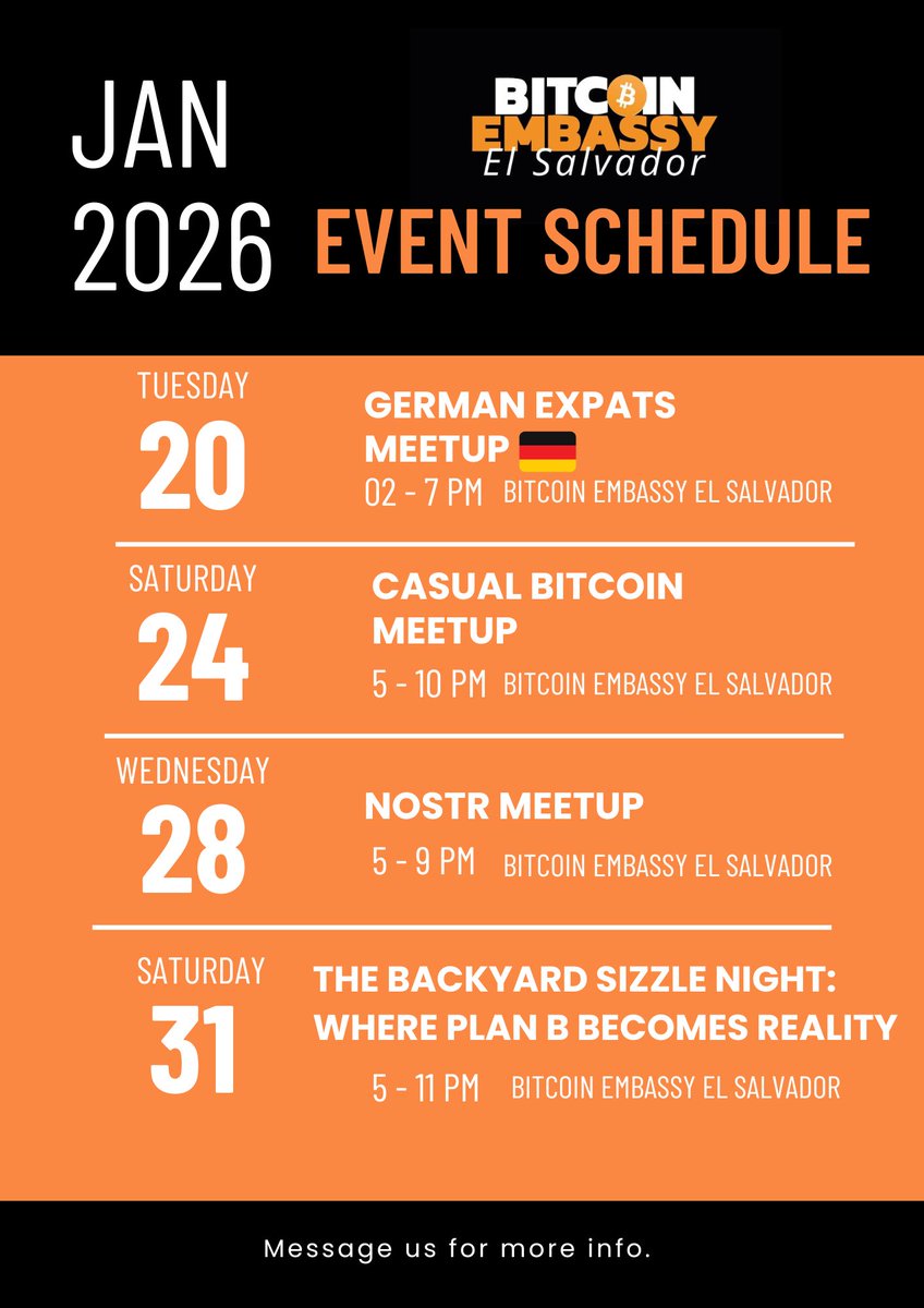 Bitcoin Embassy El Salvador tweet media