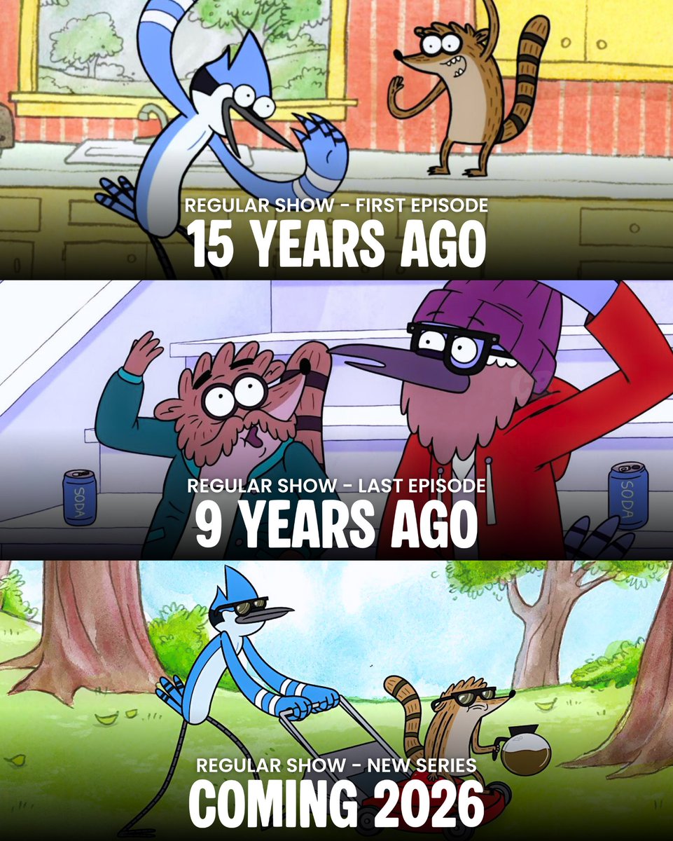 ‘REGULAR SHOW’ release timeline.