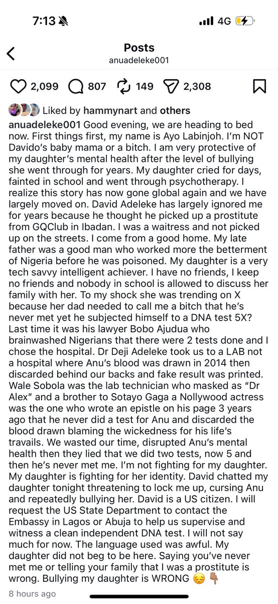 dammiedammie35's tweet image. Omoh,  the alleged Davido baby mama don drop her own side too sha