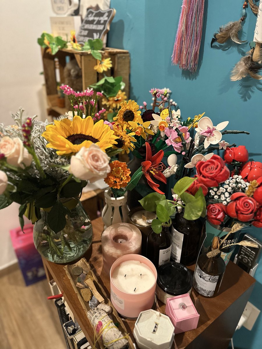 Subí a mi cuarto hoy, y voltee a ver mi altar que tengo a un lado. 

El 65% de esto, es gracias a mi novio, a mi obsesión por los legos y por hacerme saber que nunca me van a faltar mis flores  

iloveyooouequipo amarillo💛
<a href="/ChoyDelgado/">ChoÖy Delgado</a>