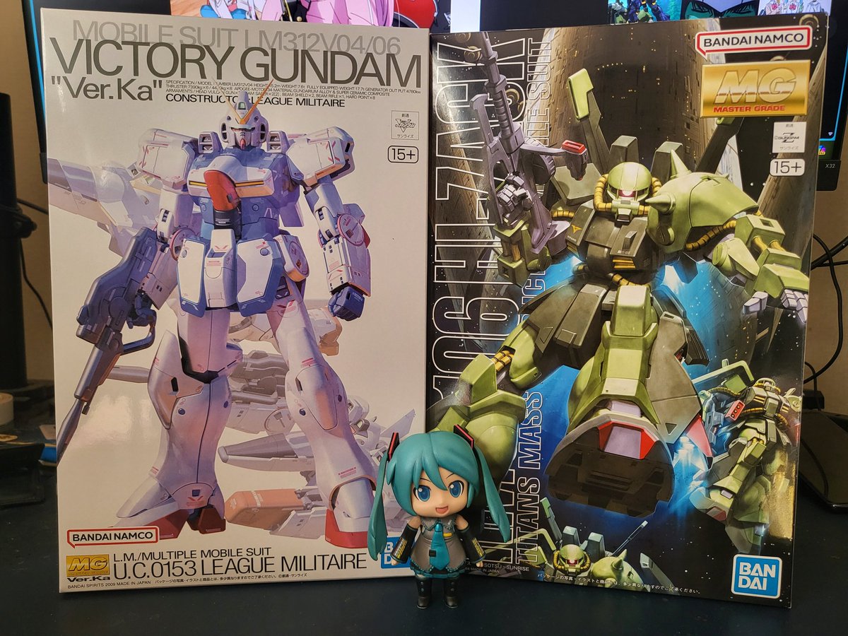 今日のガンプラ MG Vガンダム Ver KA &ハイザック