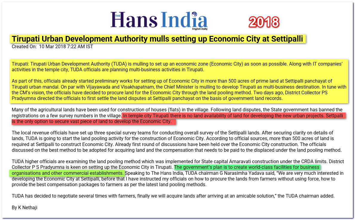eclector1419857's tweet photo. > 45year old problem (according to one report 70 year old)
Land value : > 2000 CR !
Beneficiary Families : 2,111
#Dispute settled via Land Pooling
They're fortunate not many will have such an ending.
If not grateful they should atleast remember @ncbn forever.

#Settipalli #TUDA https://t.co/6qiibITvjC
