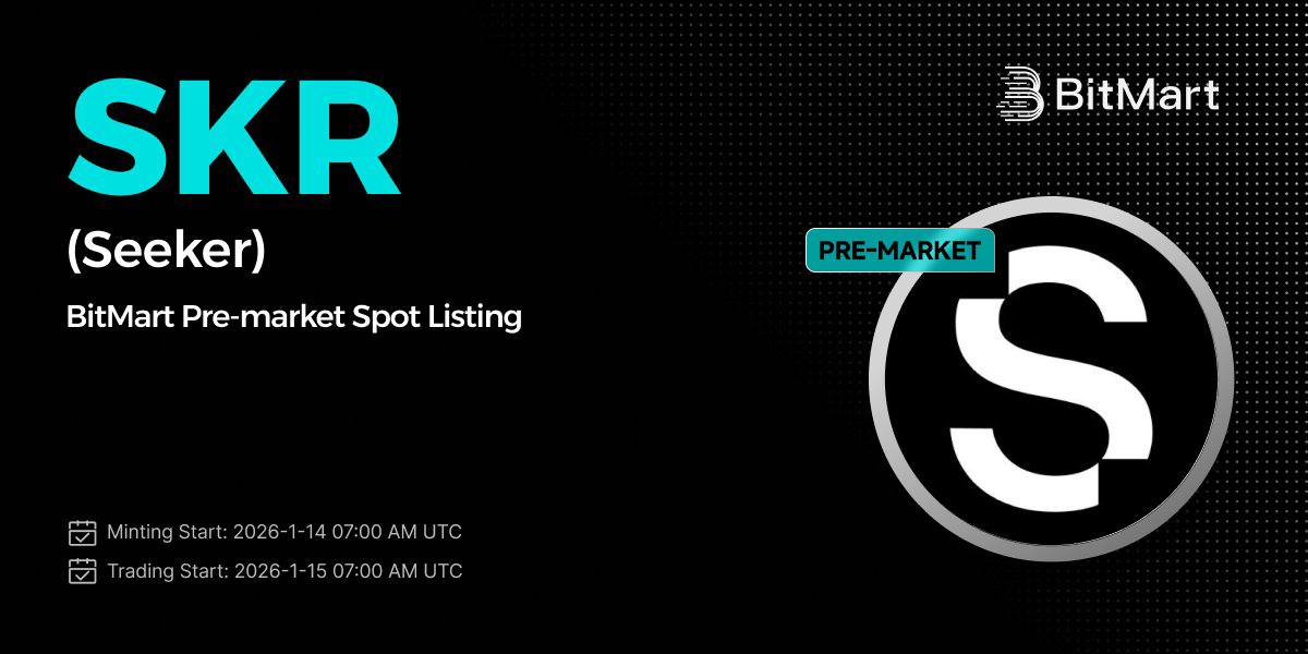 Rwa_Adam's tweet photo. Pre-market access just opened up as SKR/USDT minting officially goes live on @BitMartExchange, unlocking an early entry point ahead of public market discovery 🚀
This phase allows USDT staking to mint PreToken SKR, giving early participants exposure before standard trading begins. Pre-market minting is designed to secure early positioning, capture initial liquidity dynamics, and engage with the project before broader market access.
SKR is tied to the expanding Solana Mobile ecosystem, a vision focused on decentralizing mobile ownership, incentives, distribution, and dApp discovery. From device-level access to app store curation, the platform aims to deliver a seamless and secure onchain experience for mobile users worldwide — with Seeker positioned as the flagship Web3 mobile device setting the standard for crypto-native usability.
🕒 Pre-Market Minting Starts:
January 14, 2026 · 07:00 AM UTC
👉 Mint SKR: https://t.co/UimhRe8JBS
🕒 Pre-Market Trading Goes Live:
January 15, 2026 · 07:00 AM UTC
👉 Trade SKR/USDT: https://t.co/ZyUoFfjagy
Early access phases like this often define initial market structure, making pre-market participation a key moment for tracking new ecosystem growth.
#BitMart #Solana