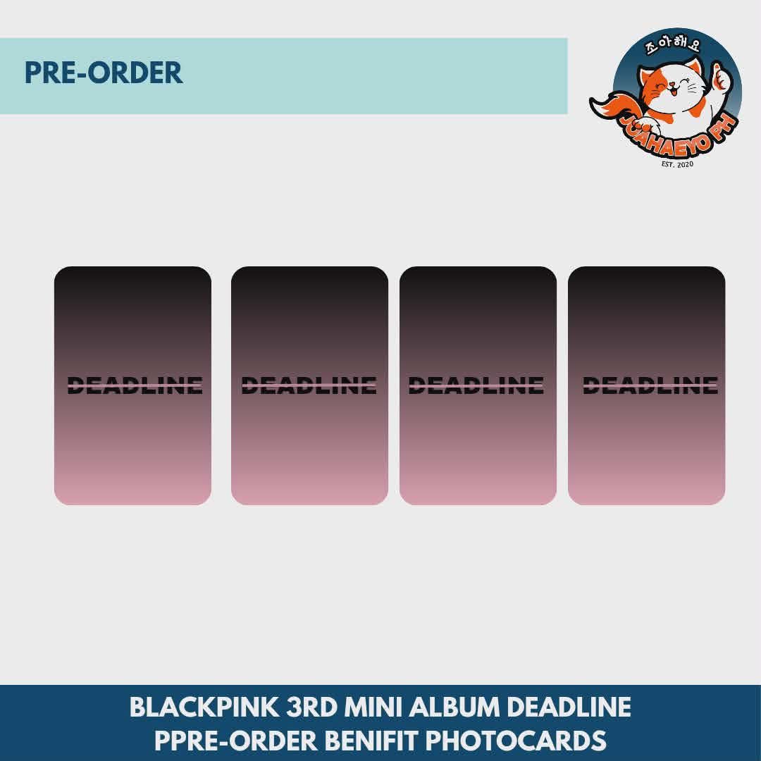 PH GO #JoahaeyoPHGO
wts lfb selling bp blinks

BLACKPINK 3RD MINI ALBUM - DEADLINE

NO POB 
• Black / Pink - ₱850
• Silver (choose member!) - ₱600
• Gray - ₱1,000

MOOD LIGHT - ₱2,490
• 1k dp to secure‼️

YG SELECT / WEVERSE 🎁
• Black / Pink - ₱1,120
• Silver (choose