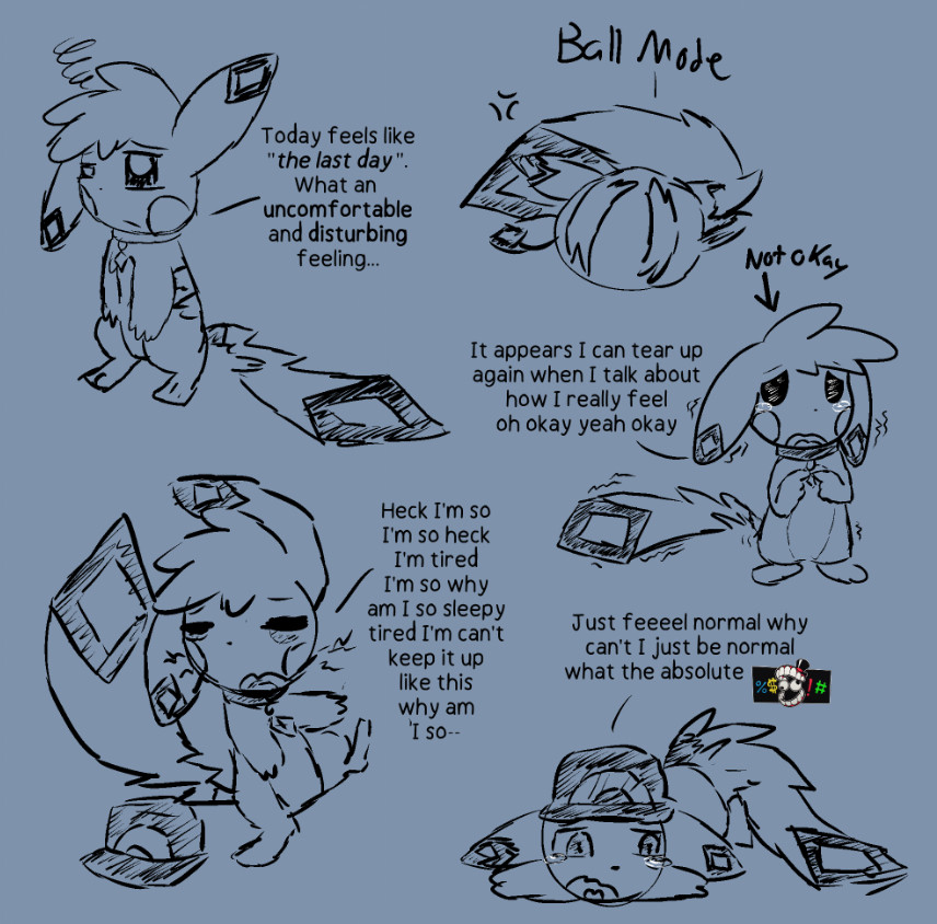 Tired stressed out chu 🖤