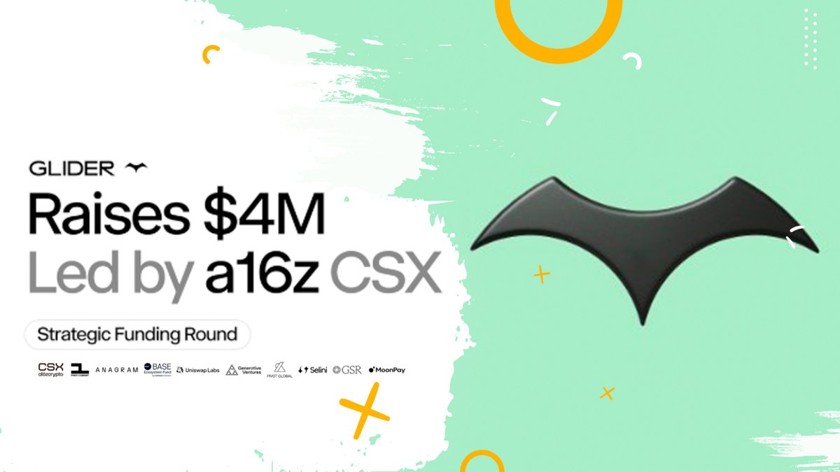 NFThinks's tweet photo. Glider: The Game-Changing Automated Portfolio-Gasless and Backed by Crypto Giants!🔥

Crypto enthusiasts, it’s time to meet @glider__ , a project that’s truly set to revolutionize how we manage digital asset portfolios. Why am I so confident? Here’s why:

🔰 Gasless Transactions!
Glider understands the pain of high blockchain fees for DeFi investors. With a gasless transaction system, portfolio maneuvers, rebalancing, and automation run smoothly—without worrying about costly gas fees. More profit, less worry!

🔰 Backed & Led by Giants 
This is NOT just any project. Glider has secured funding from major players in the crypto world, with their first funding round led by @a16z  CSX, one of the most respected names in Silicon Valley and Web3! Other solid backers include:

✅ @cbventures
✅ @Uniswap
✅ @SeliniCapital
✅ @GSR_io
✅ @moonpay 

With this lineup of supporters, Glider has top-tier resources and connections to build the future of automated portfolios!

🔰 Hassle-Free Multi-Chain Portfolio Automation
Glider makes diversifying assets across multiple chains easier than ever. Manage everything from a single dashboard—automatic rebalancing, advanced strategies, and even access to institutional-grade Real World Assets (RWA). Perfect for those who want effortless profits!

🔰 Secure, Non-Custodial & Premium Features
You always stay in control of your assets through smart wallets and session keys—no centralization risks. Plus, premium features like Nest Vaults, dynamic rebalancing, and pro-level investor tools make your investment experience even more powerful.

@glider__  isn’t just an innovation—it’s a major leap forward for DeFi! Gasless, backed by industry giants, premium features, and friendly for investors from beginners to pros. Put Glider on your watchlist—better yet, try it out yourself!

It’s time your portfolio gets an upgrade with @glider__ . 🚀