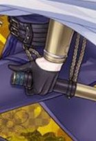 これ間違ってるんよ

ここの黒いのって腰に着けてる
鞘入れる用のベルトの皮部分なんよ！！

鞘自体はゴールドなんすよ！！！