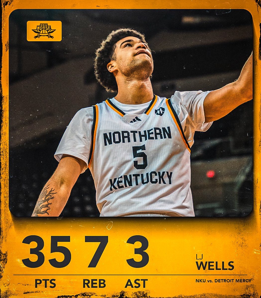 NKUNorseMBB's tweet photo. A career night 👑 https://t.co/7qEdvSO3W8