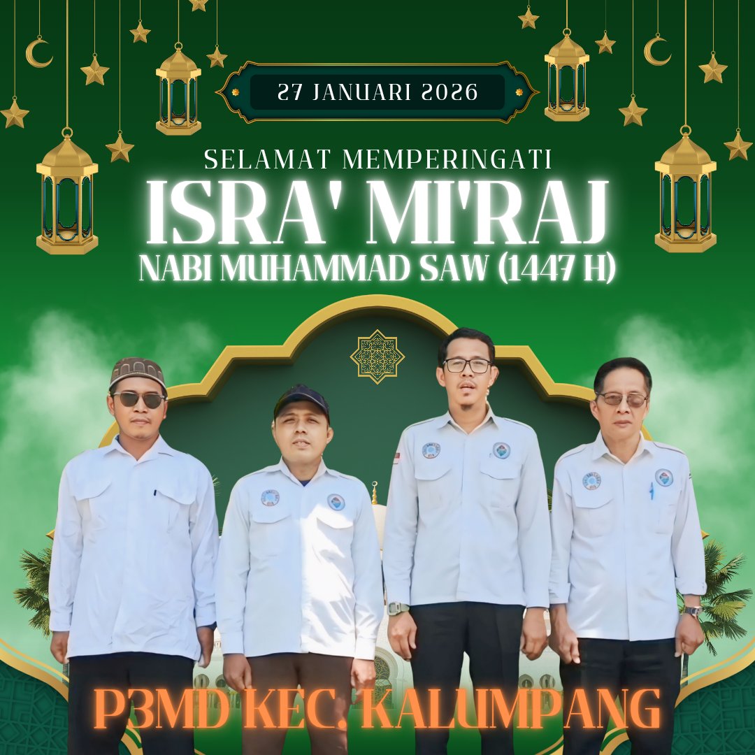 Selamat memperingati Isra Mi'raj Nabi Muhammad Saw