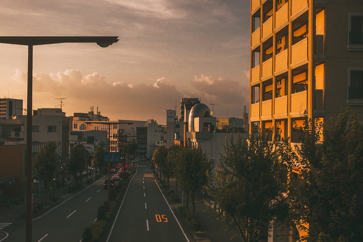 denihiro's tweet image. 夕暮れ模様